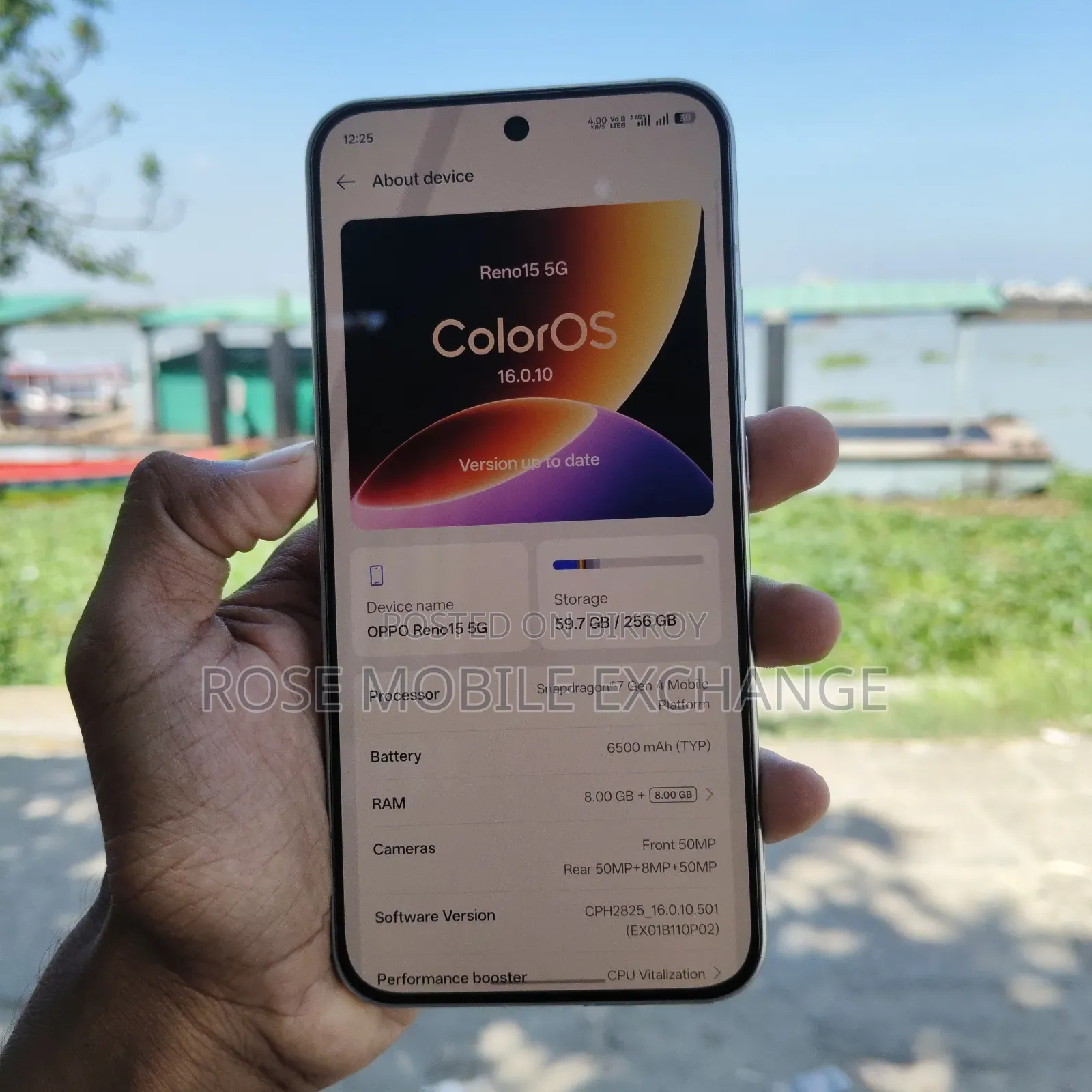 নিউ অপ্পো রেনো ১৫ ৫জি ২৫৬ জিবি হোয়াইট