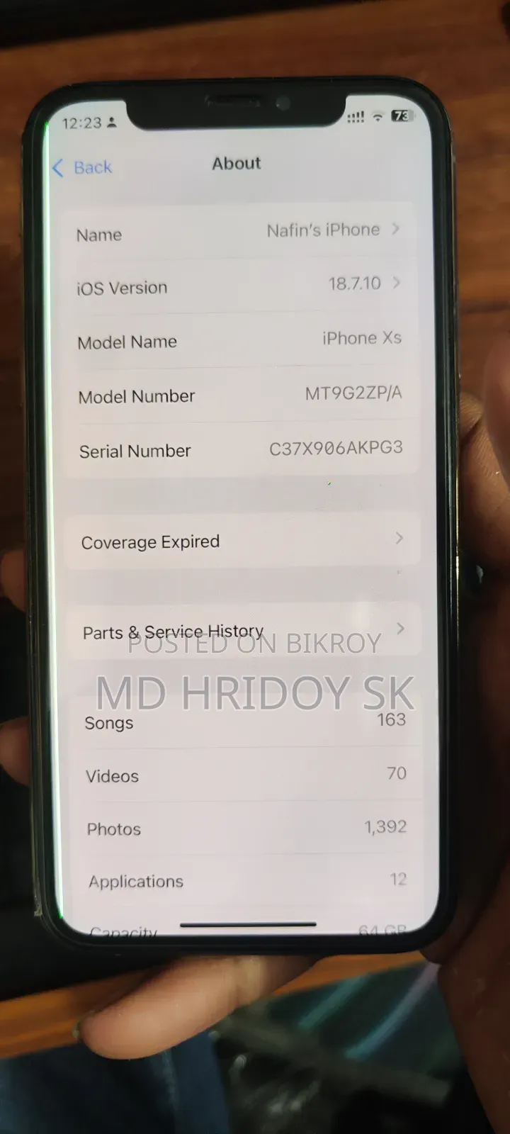 Apple iPhone XS 64 GB Rose Gold