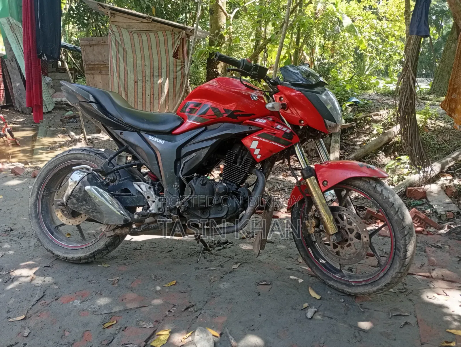 Suzuki Gixxer 2017 Red