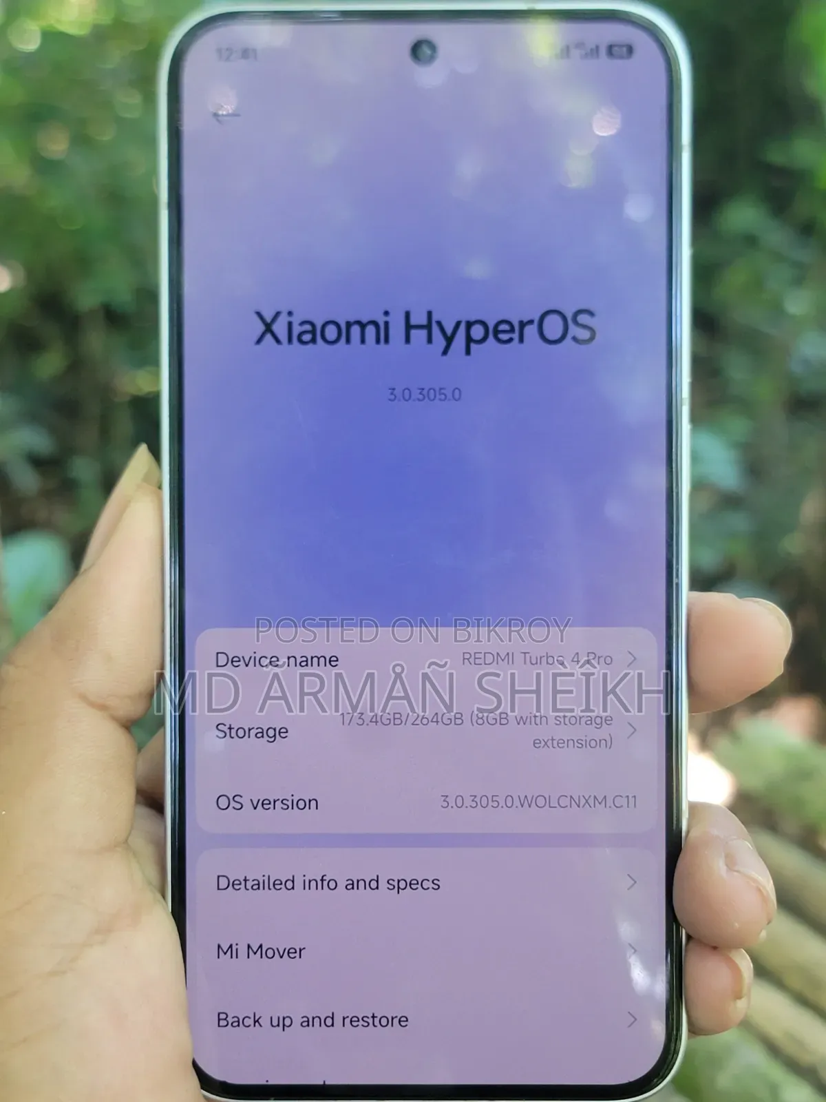 নতুন Xiaomi Redmi Turbo 4 Pro ২৫৬ জিবি সাদা