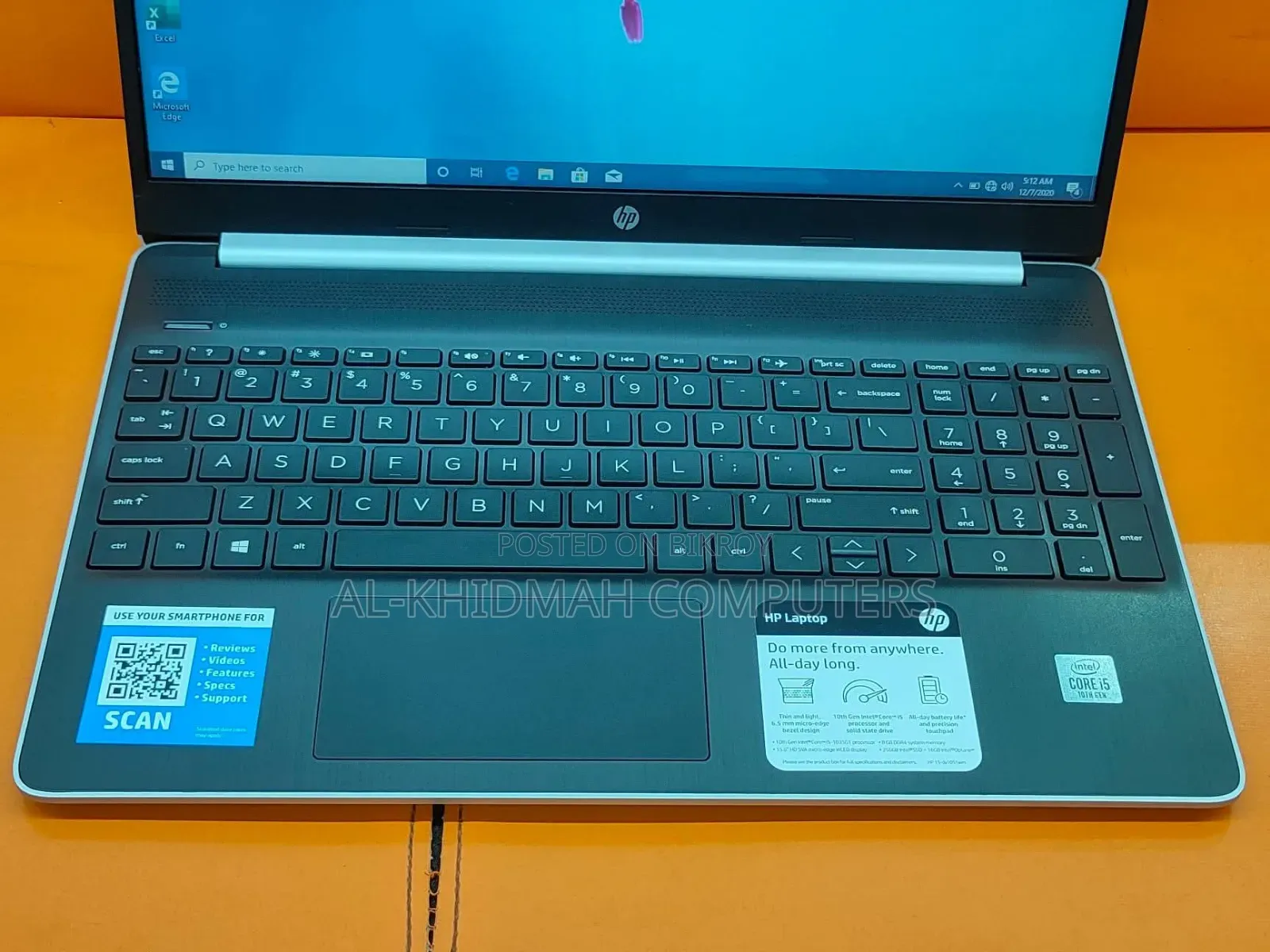 Laptop HP 8GB Intel Core i5 SSD 128GB