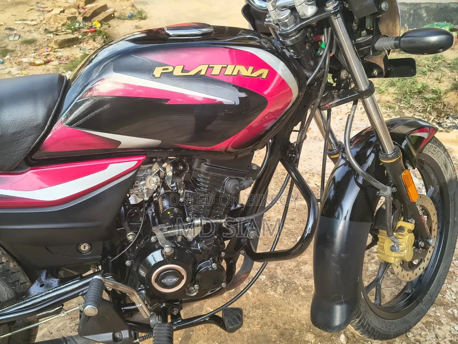 New Bajaj Platina 110 2022 Black