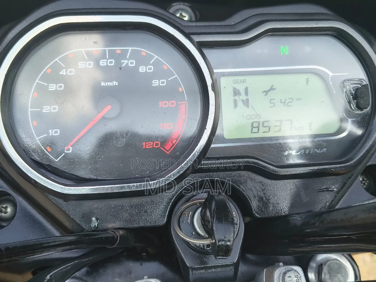 New Bajaj Platina 110 2022 Black