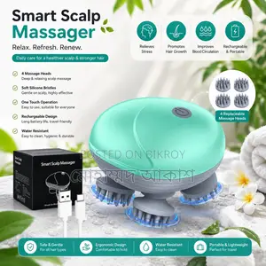 Premium Smart Electric Scalp Massager Head Scalp Relaxation Device