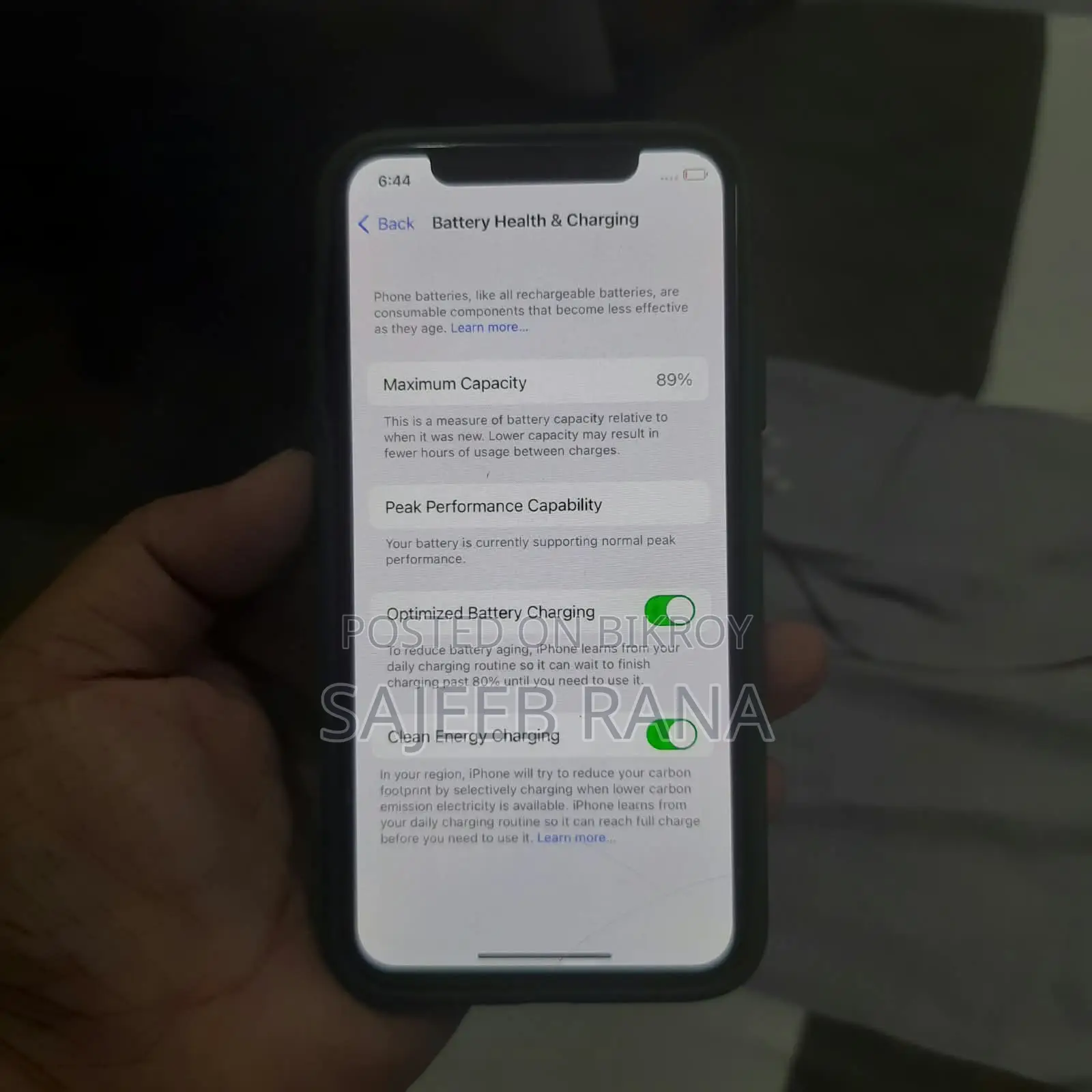 Apple iPhone X 256 GB Silver