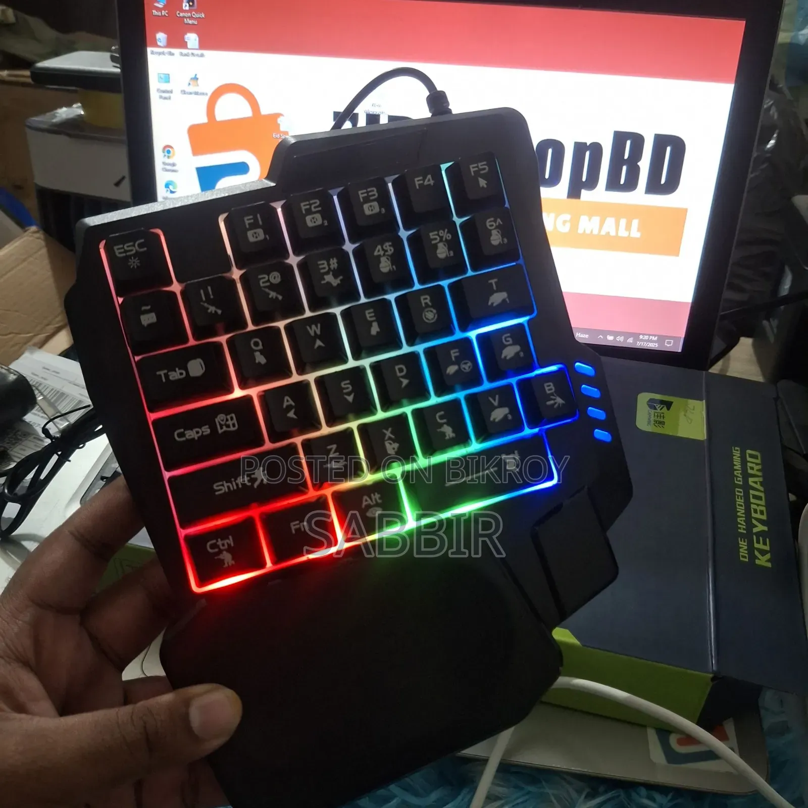 ৫ ইন ১ গেমিং কিবোর্ড এবং মাউস কম্বো-Mk500