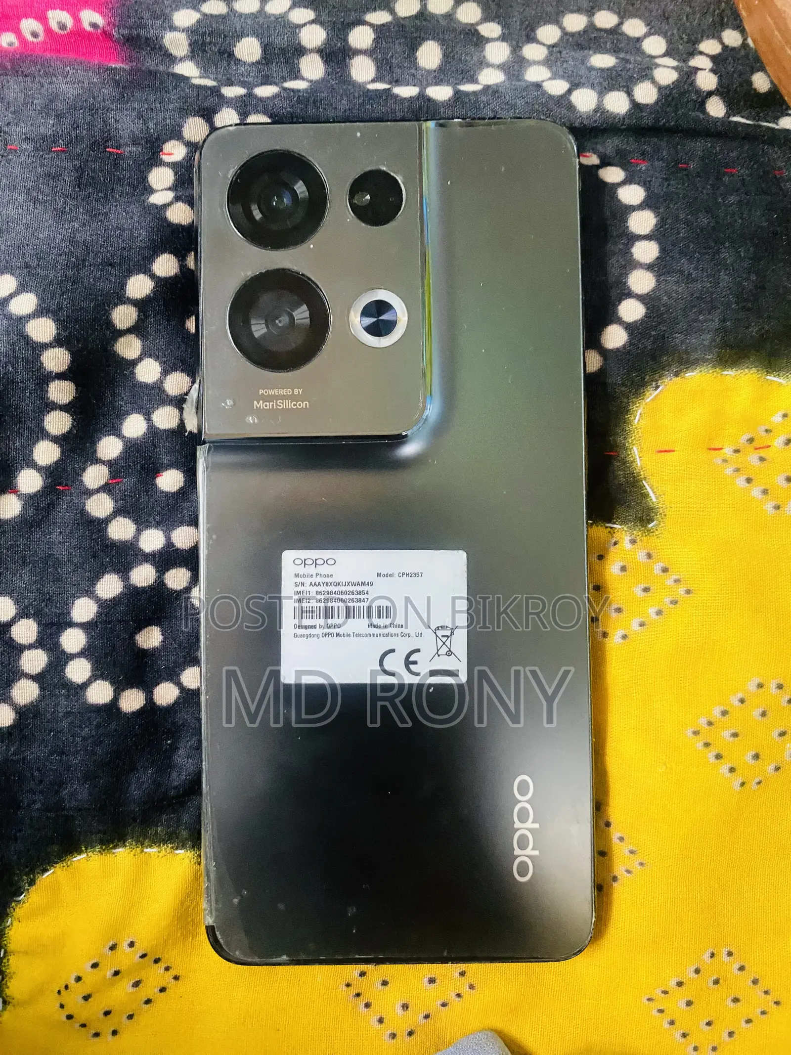 অপো রেনো৮ প্রো ২৫৬ জিবি ব্ল্যাক