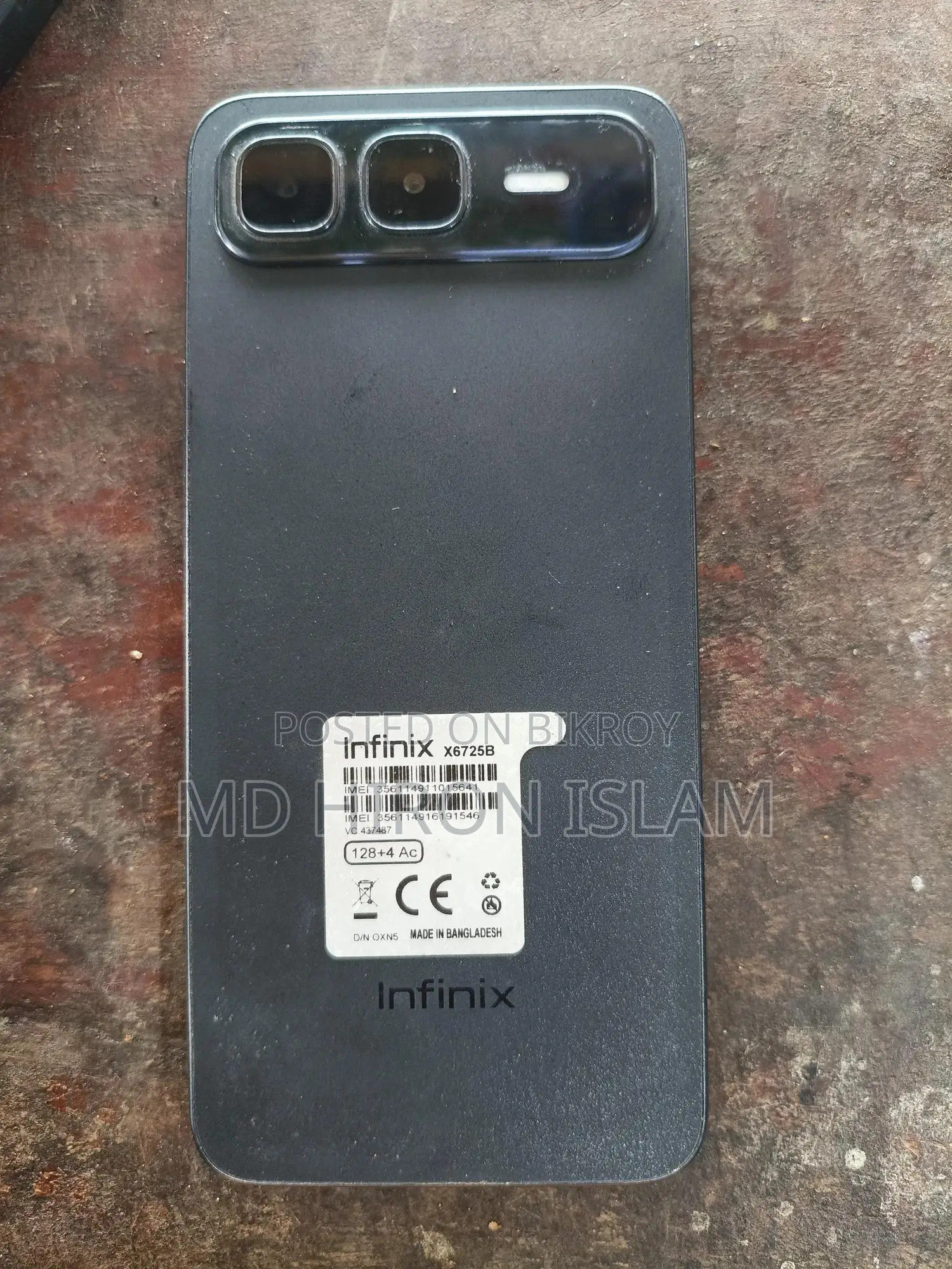 Infinix Smart 10 Plus 128 GB Black