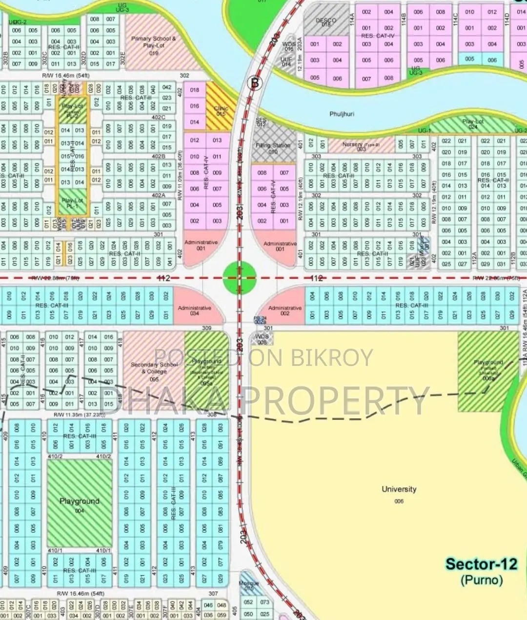 300ft Expressway 5 Katha Park South at Sector 16