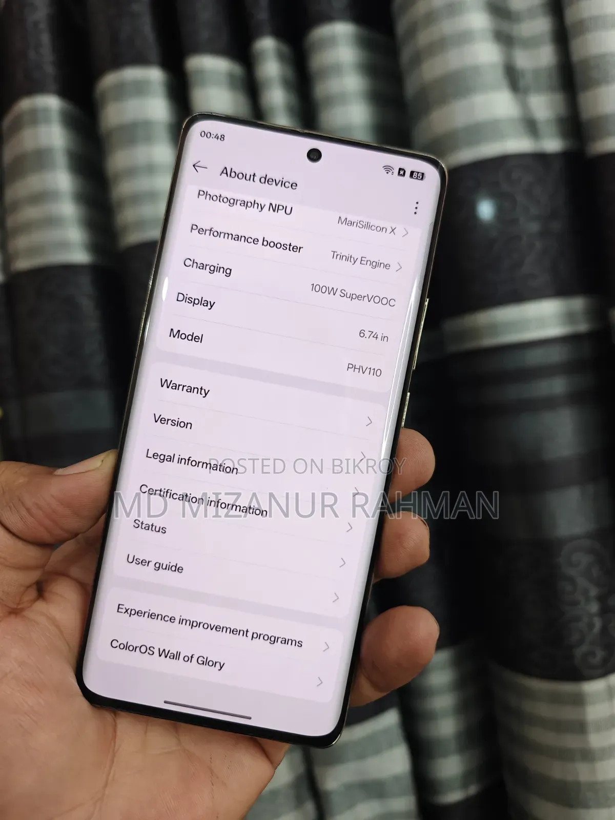 Oppo Reno10 Pro (China) 256 GB Gold