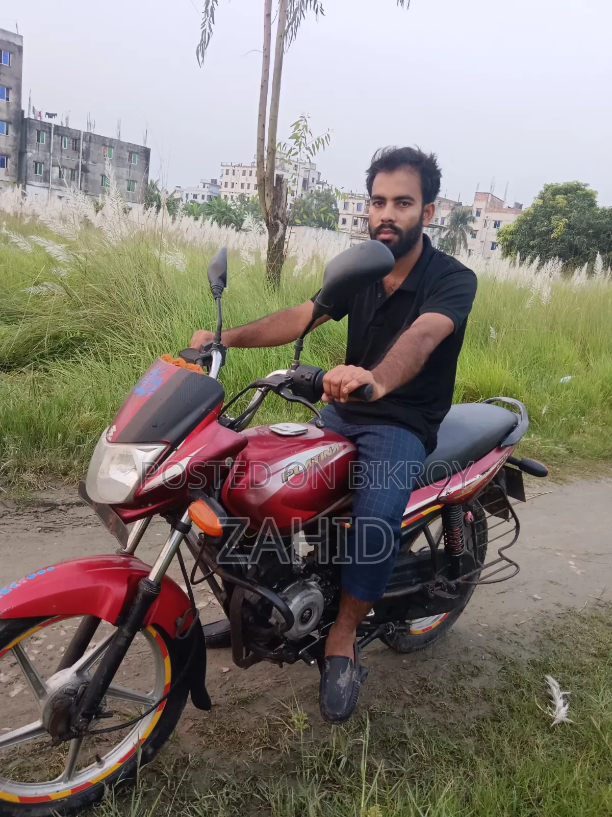 Bajaj Platina 100 2017 Red