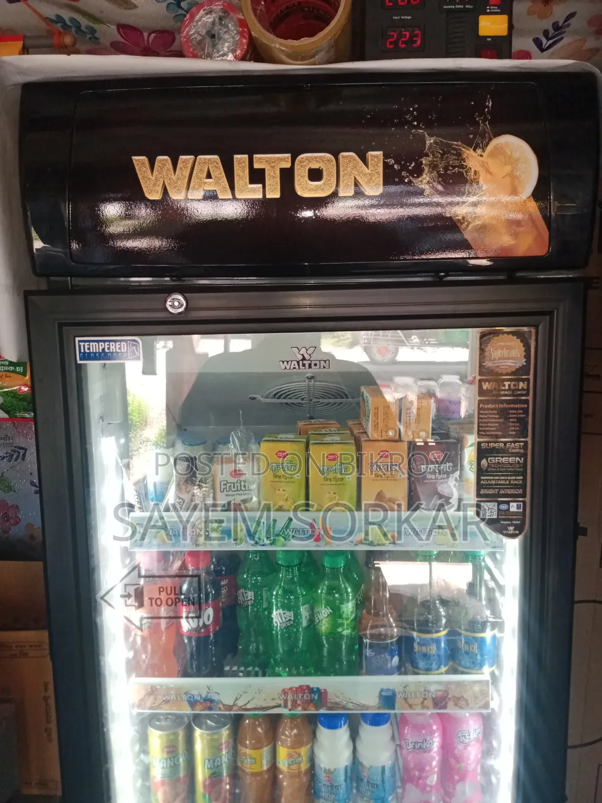 Walton 240 Litre Beverage Cooler for Sale with Warranty Documents