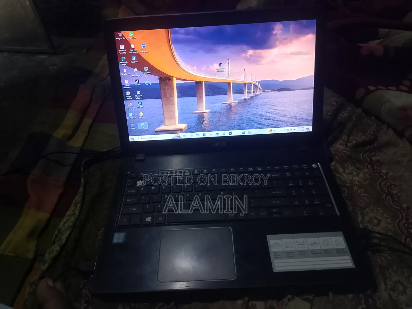 Laptop Acer Aspire 5 4GB Intel Core i3 SSD 256GB