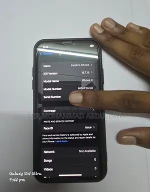 Apple iPhone X 256 GB Black