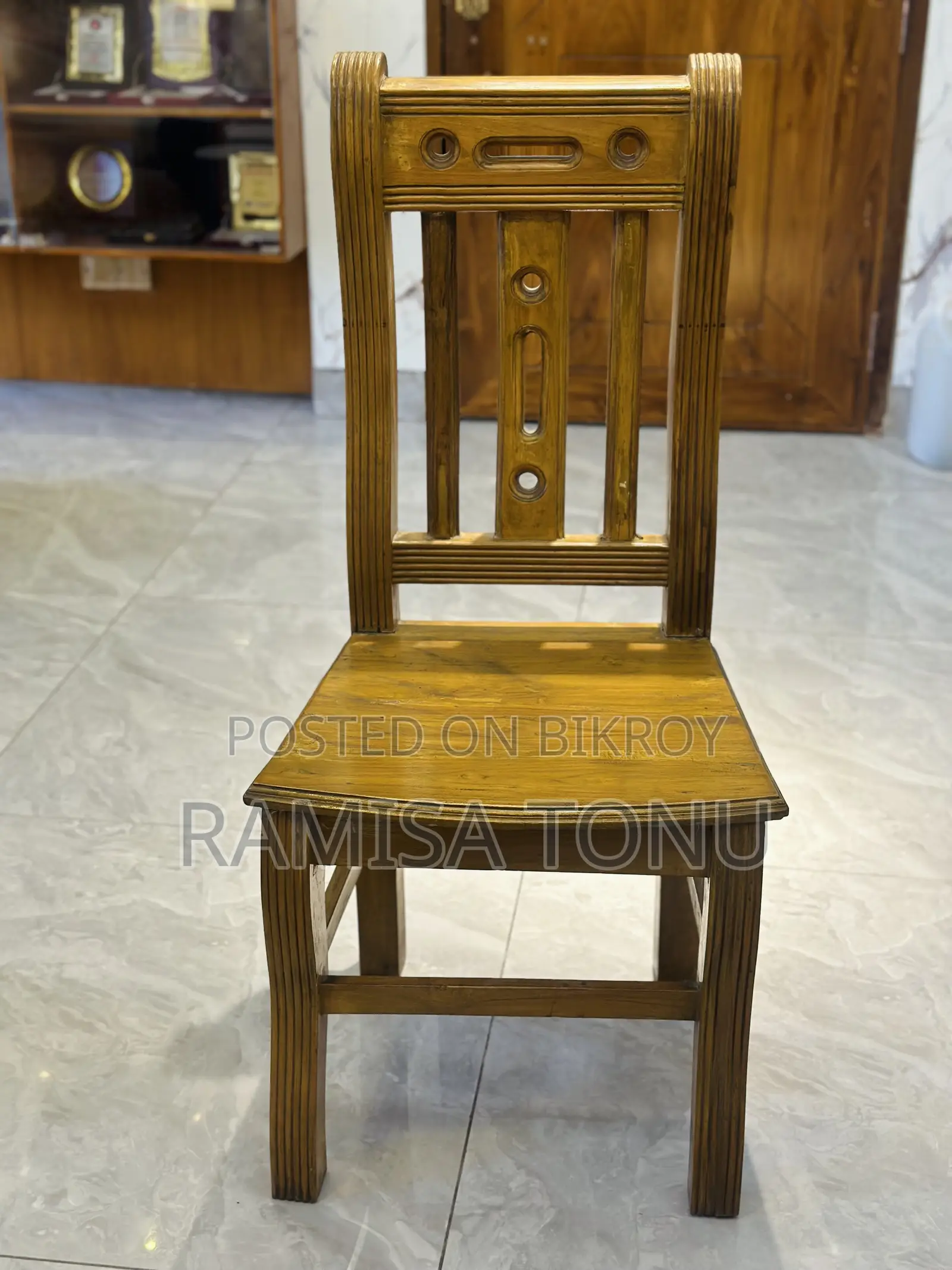6 PCS Segun Wood Dining Chairs for Sale