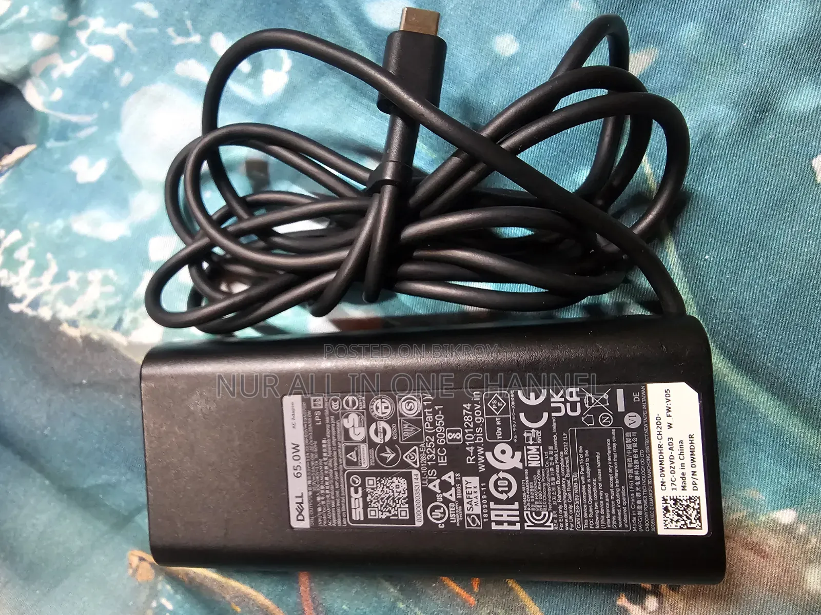 Dell 65w Type C Orginal With Dell Laptop Adaper for Sale