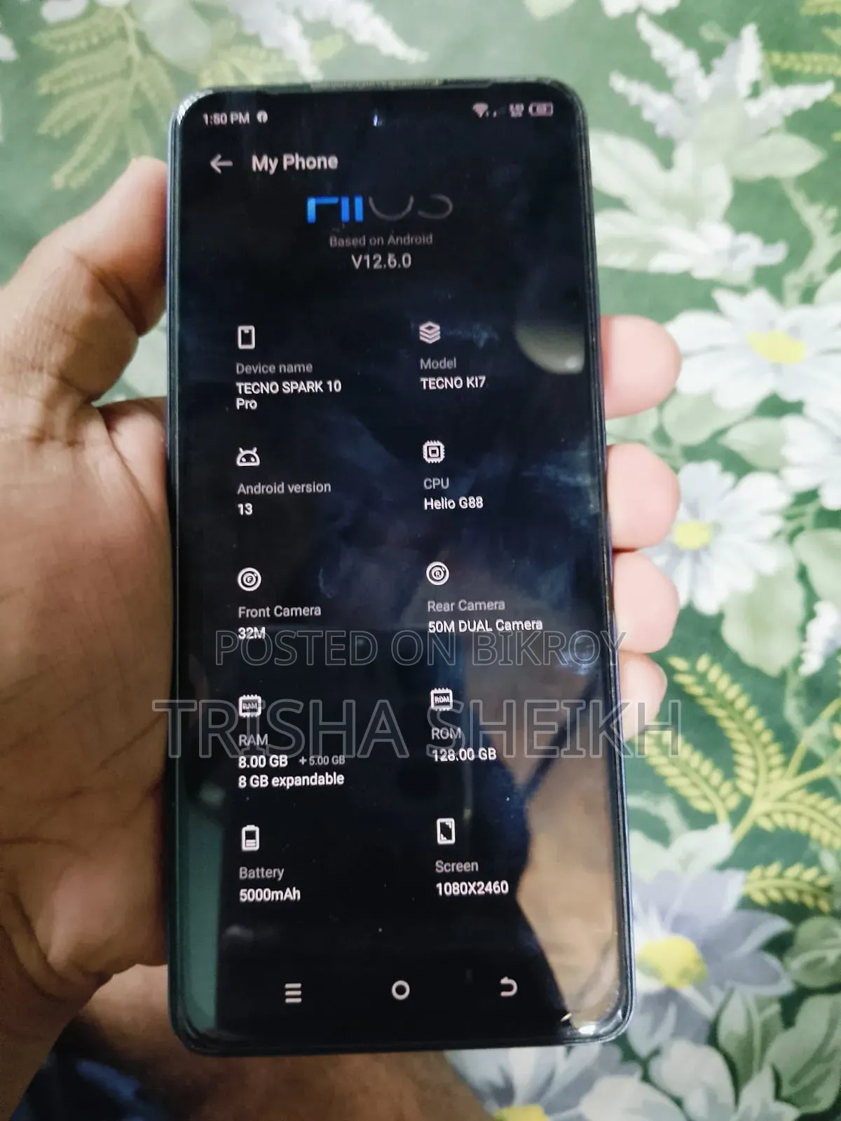 Tecno Spark 10 Pro 128 GB Blue