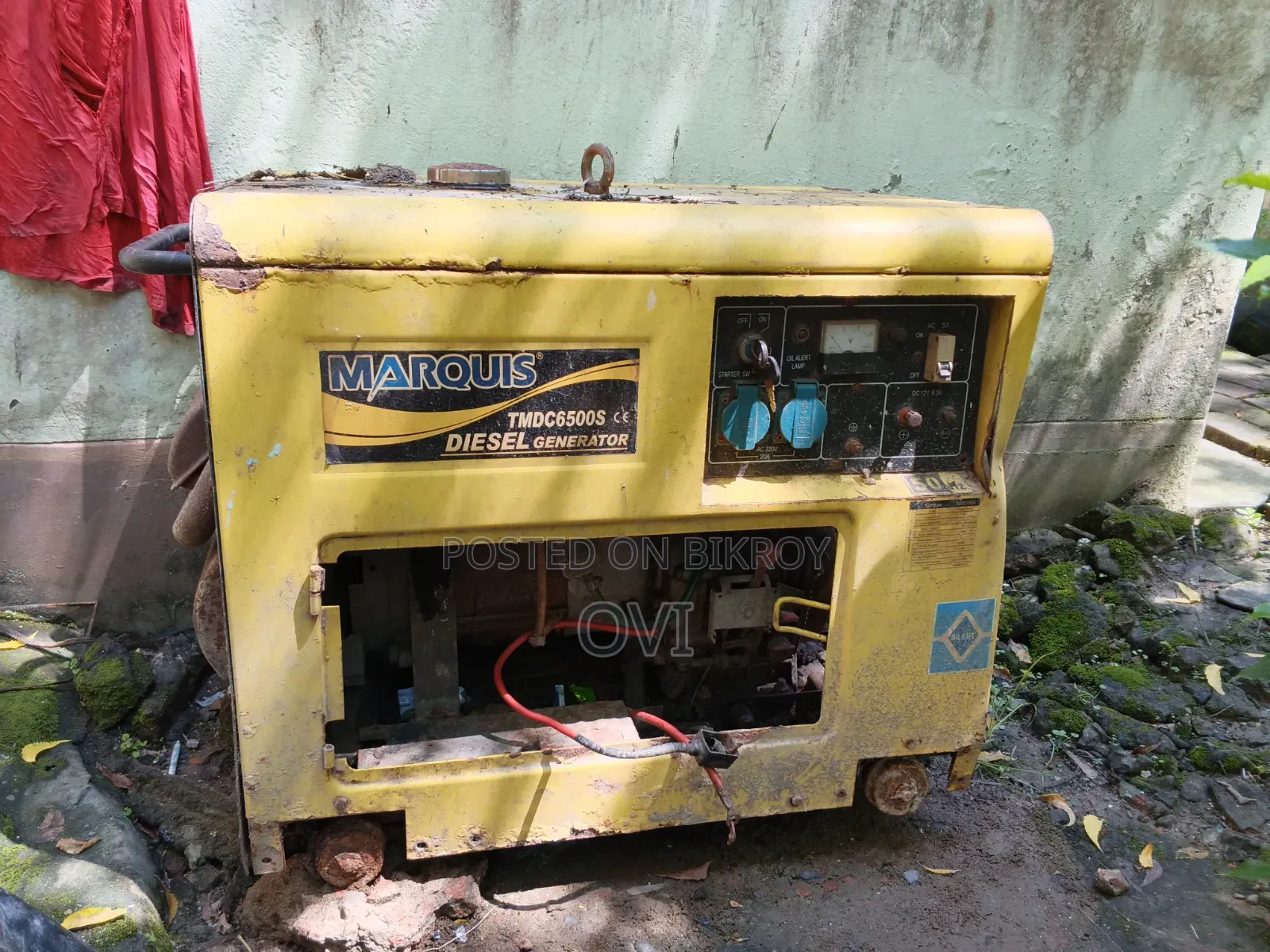 Used Marquis TMDC6500S Diesel Generator for Sale.