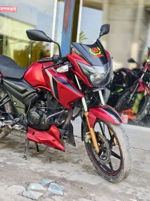 টিভিএস অ্যাপাচি আরটিআর ১৬০ টুভি ২০১৭ লাল