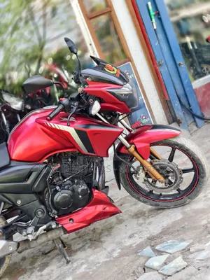 টিভিএস অ্যাপাচি আরটিআর ১৬০ টুভি ২০১৭ লাল