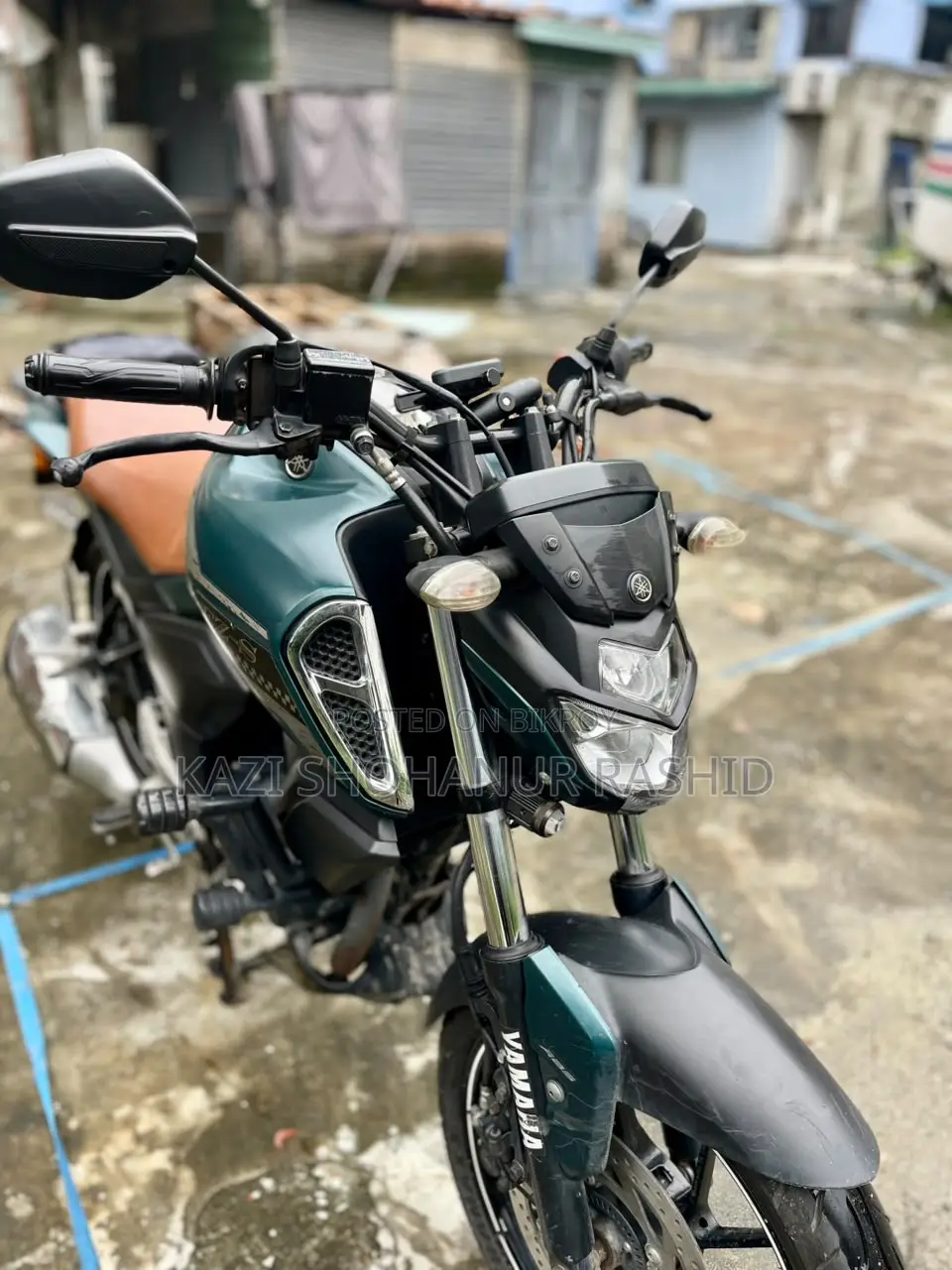 Yamaha FZS V3 2022 সবুজ