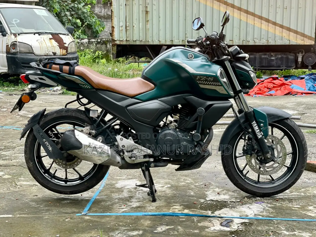 Yamaha FZS V3 2022 সবুজ