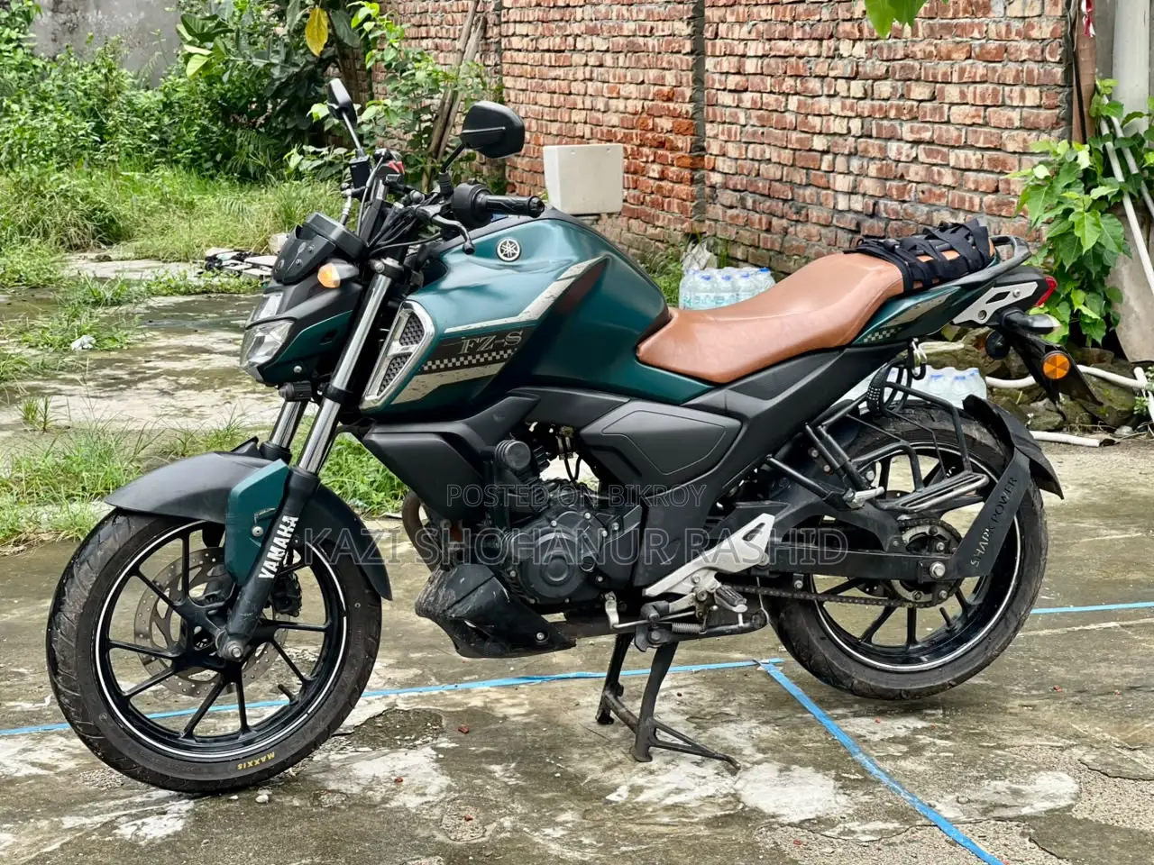 Yamaha FZS V3 2022 সবুজ
