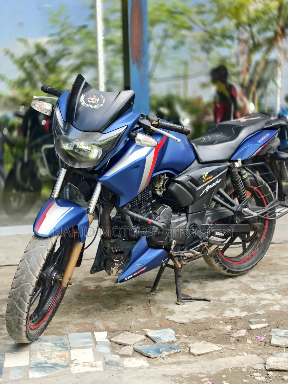 TVS Apache RTR 160 2V 2017 Blue