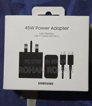 SAMSUNG 45W Adapter With 5a/1.8m USB Cable