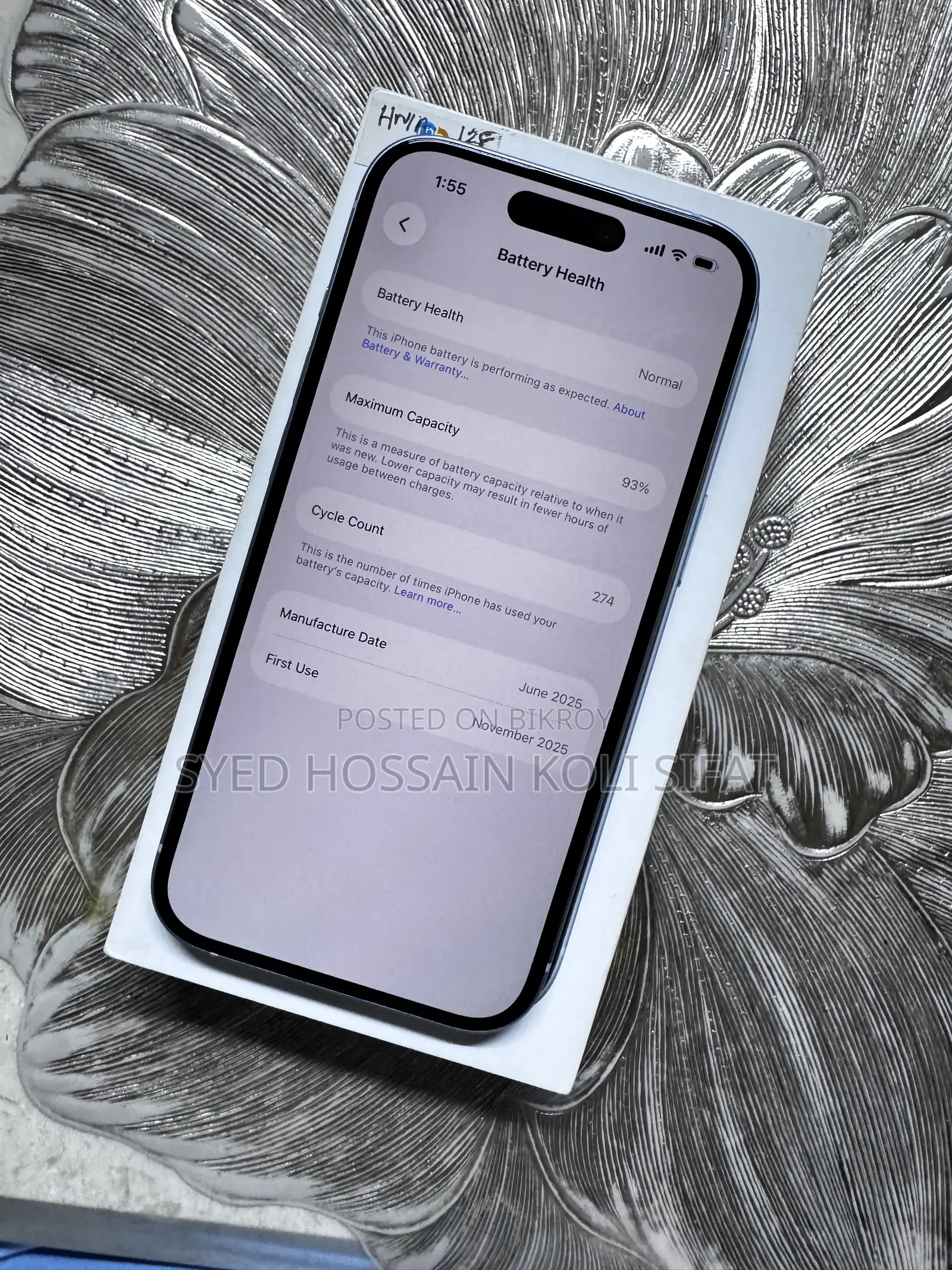 Apple iPhone 15 128 GB Blue
