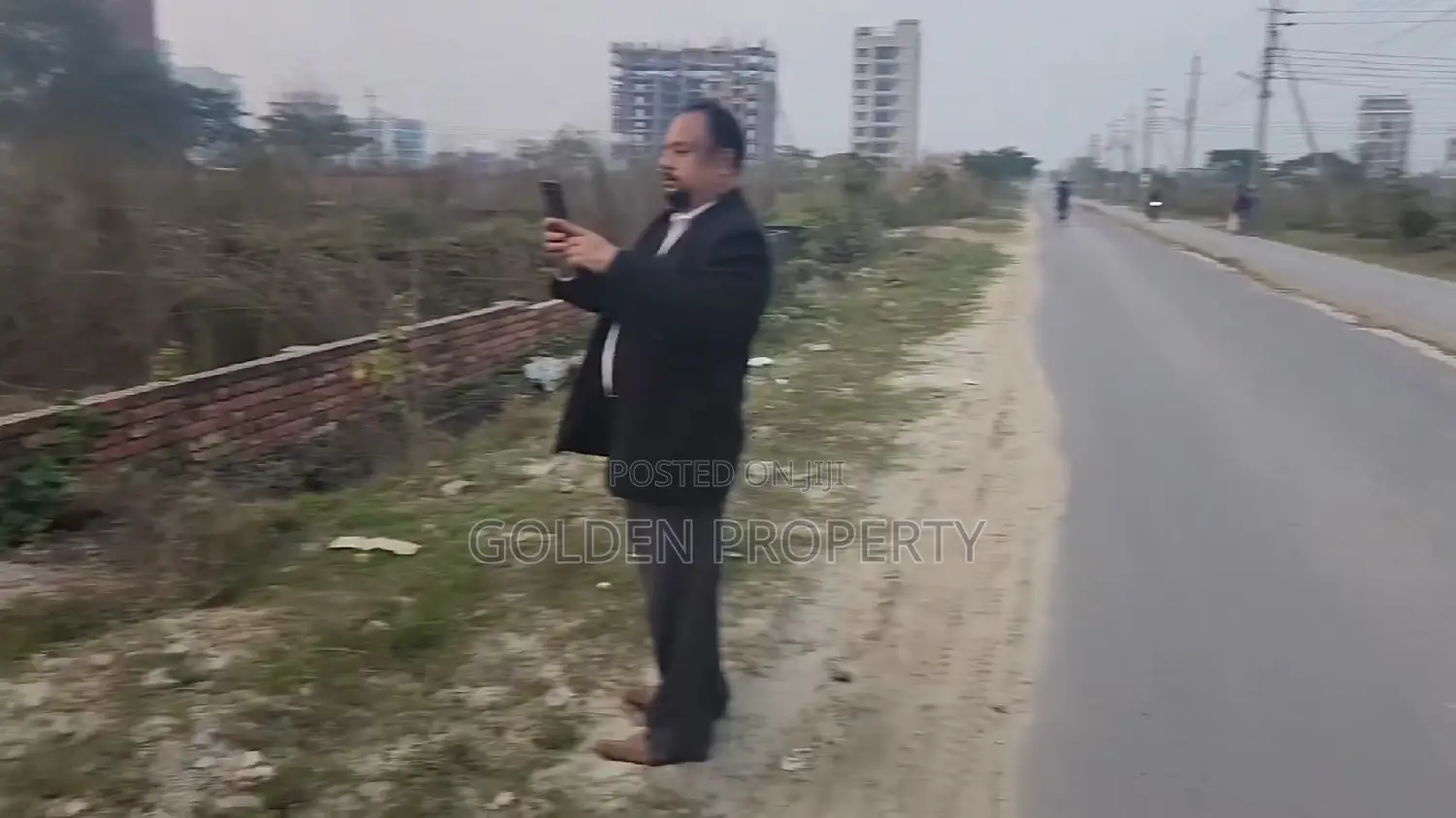 130 Feet Road Plot Sale 12 Katha L Block Bashundhara