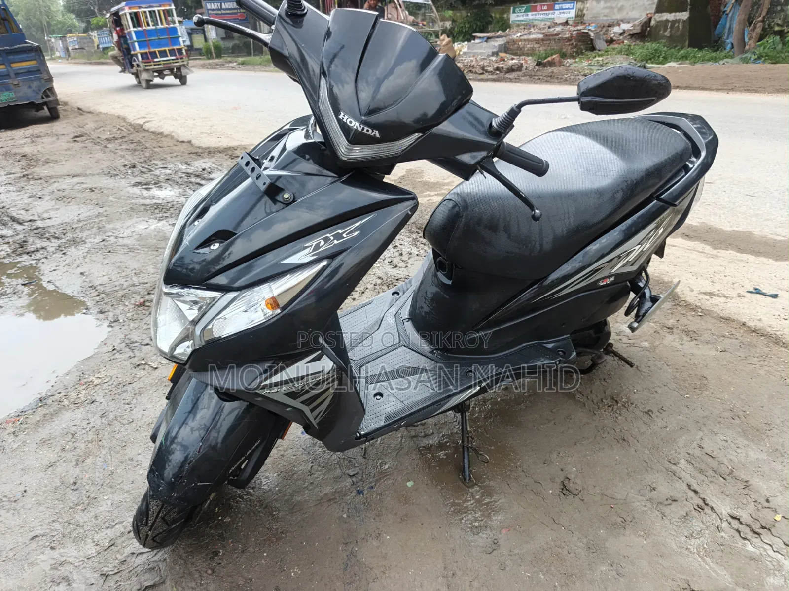 হোন্ডা ডিও ২০২০ কালো