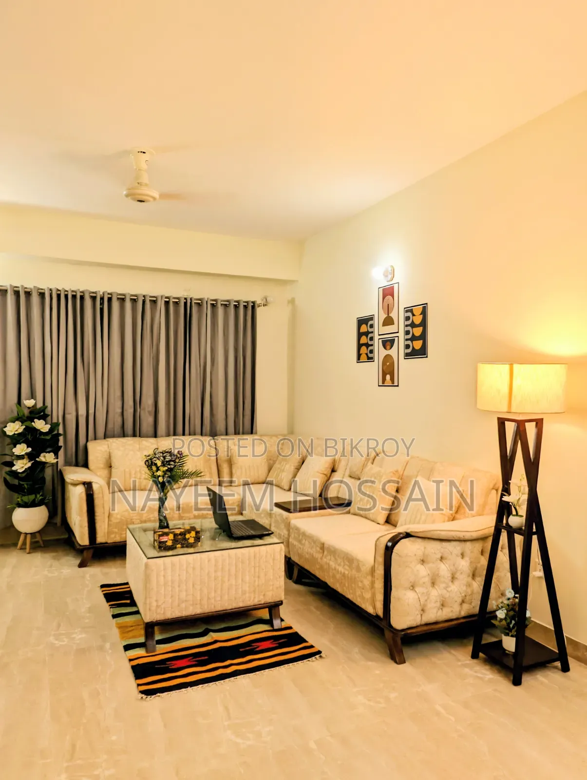 Furnished 3 Bedroom Apartment in Dhaka Furnished, Basundhara for rent
