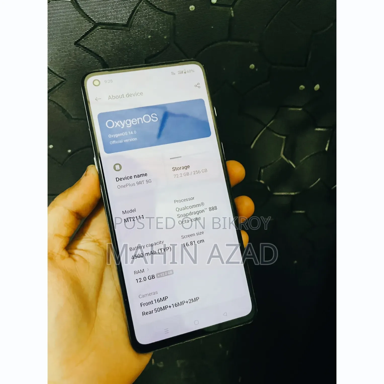 OnePlus 9RT 5G 256 GB Silver