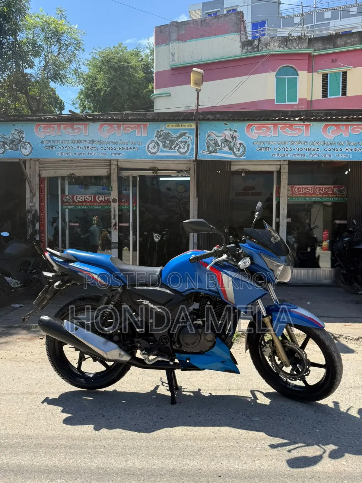 TVS Apache RTR 160 2V 2018 Blue