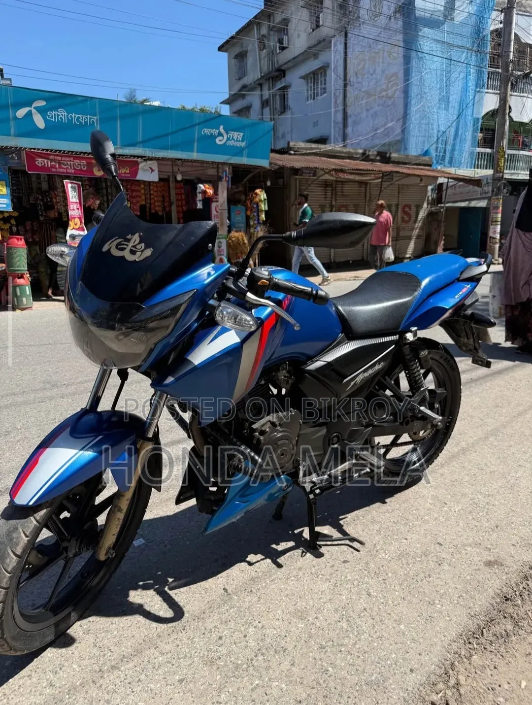 TVS Apache RTR 160 2V 2018 Blue