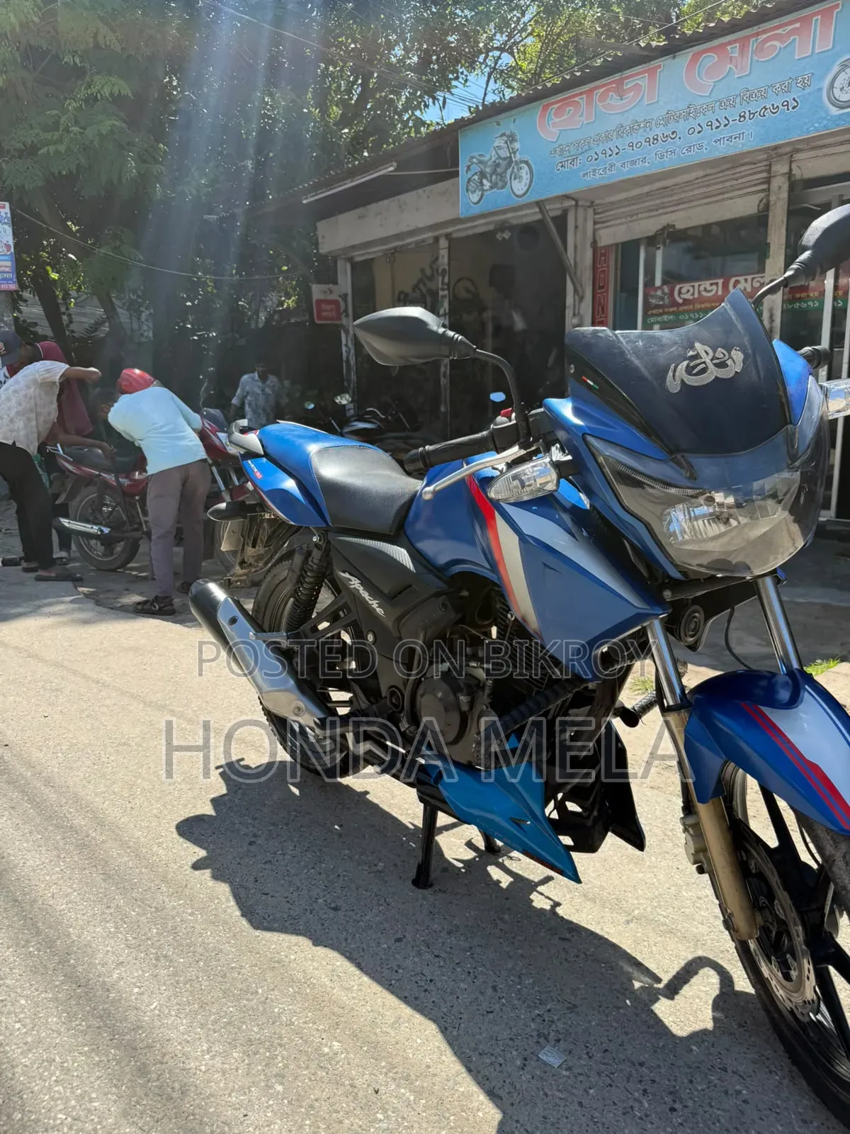 TVS Apache RTR 160 2V 2018 Blue