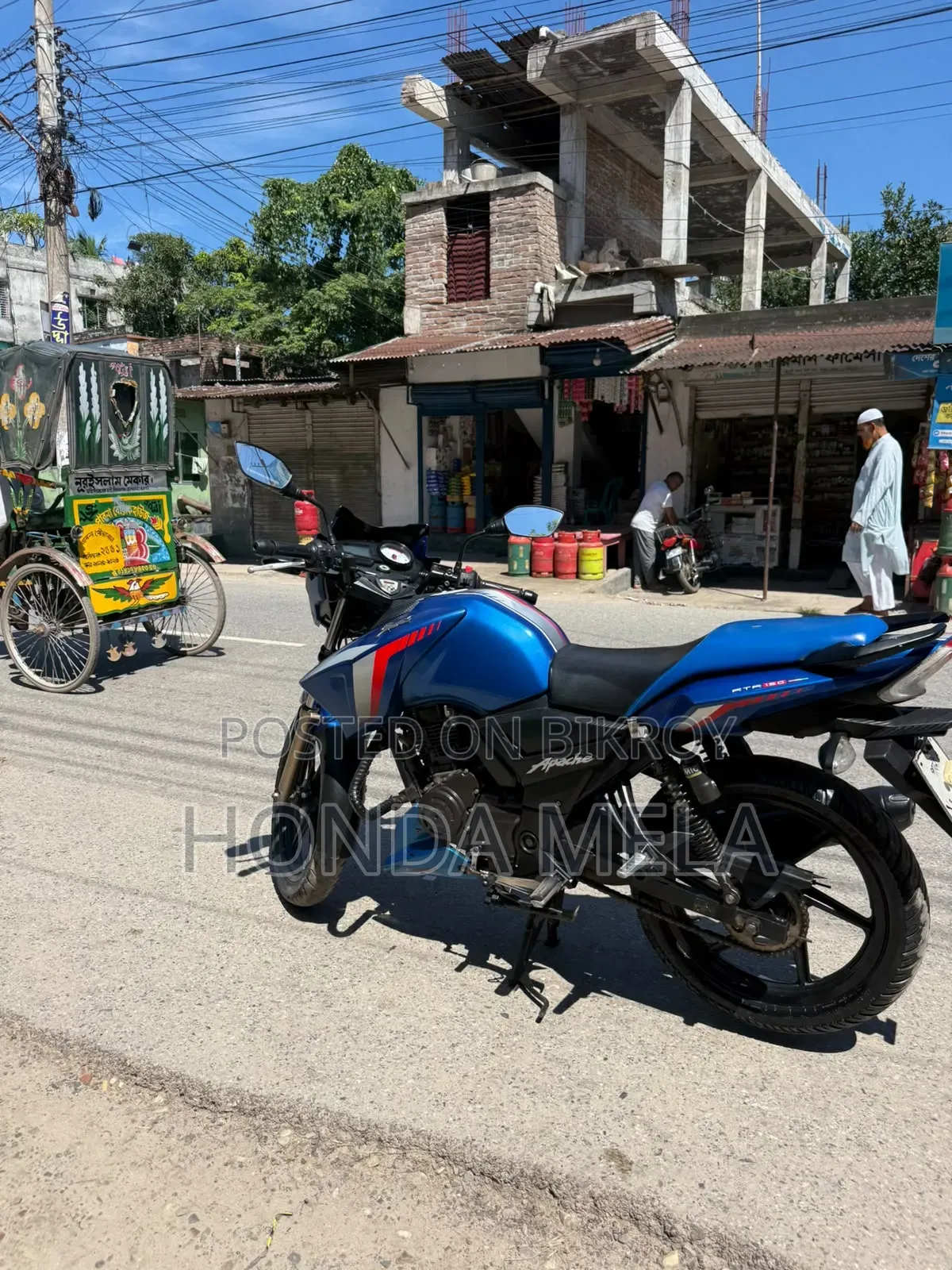 TVS Apache RTR 160 2V 2018 Blue