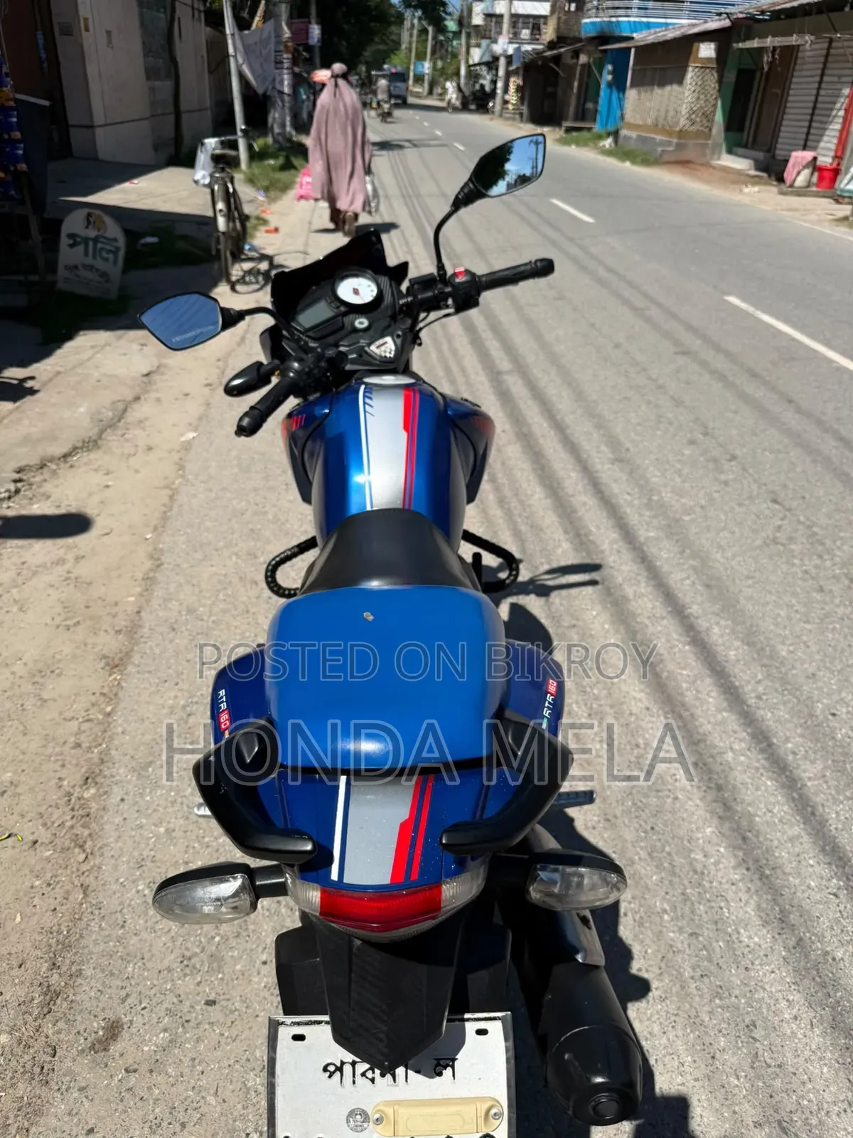 TVS Apache RTR 160 2V 2018 Blue