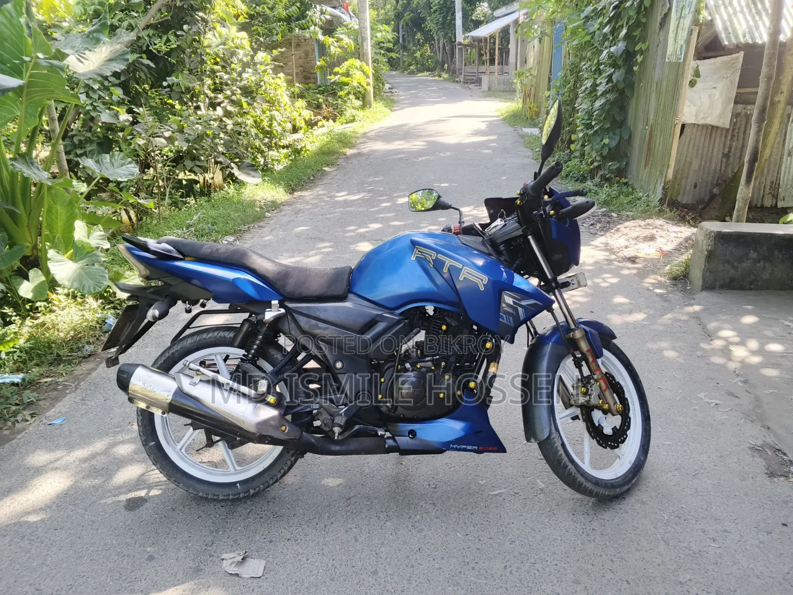 TVS Apache RTR 160 2V ABS 2017 Blue
