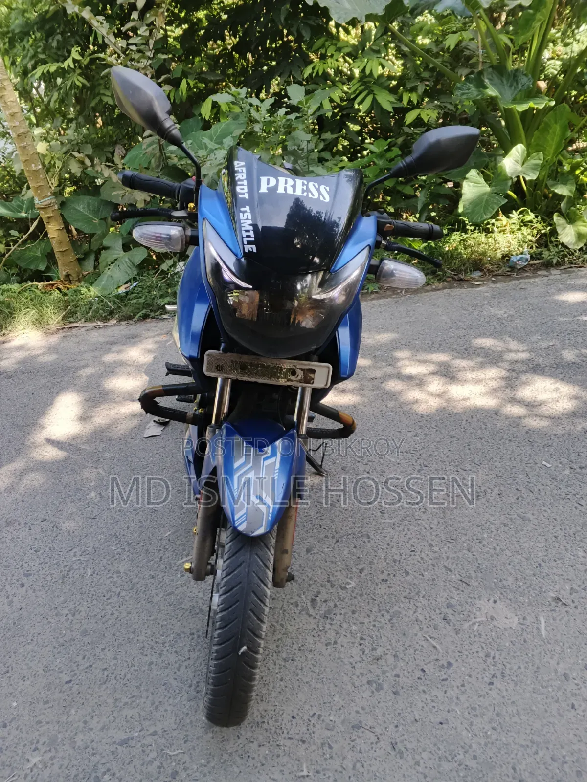 TVS Apache RTR 160 2V ABS 2017 Blue