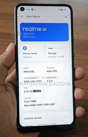 Realme 8 5G 128 GB Black