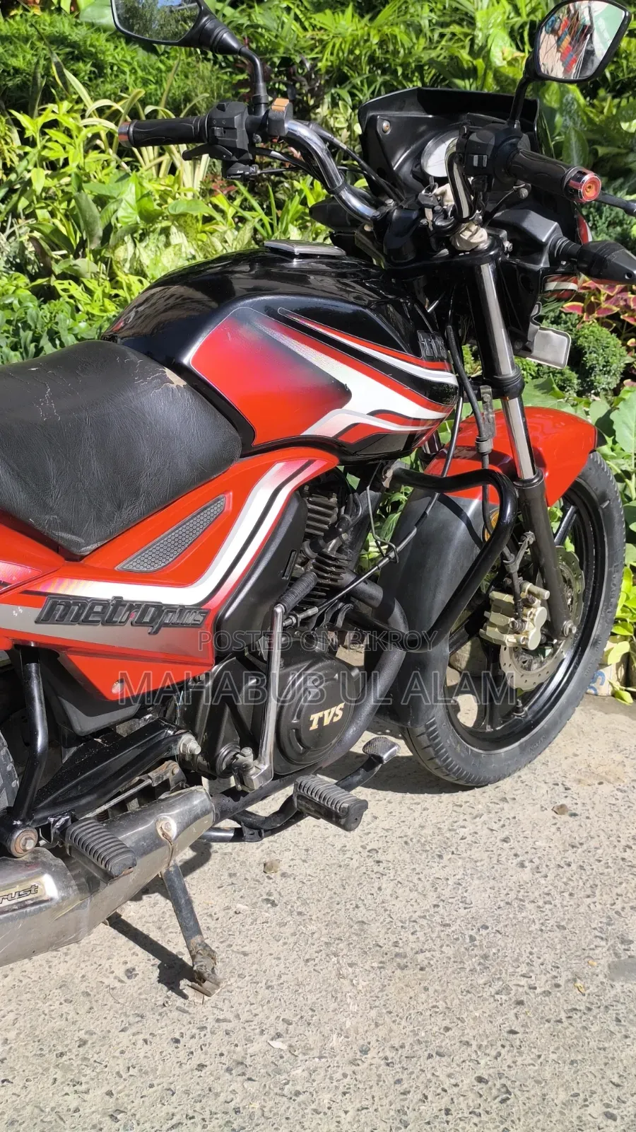 TVS Metro Plus 2022 Red