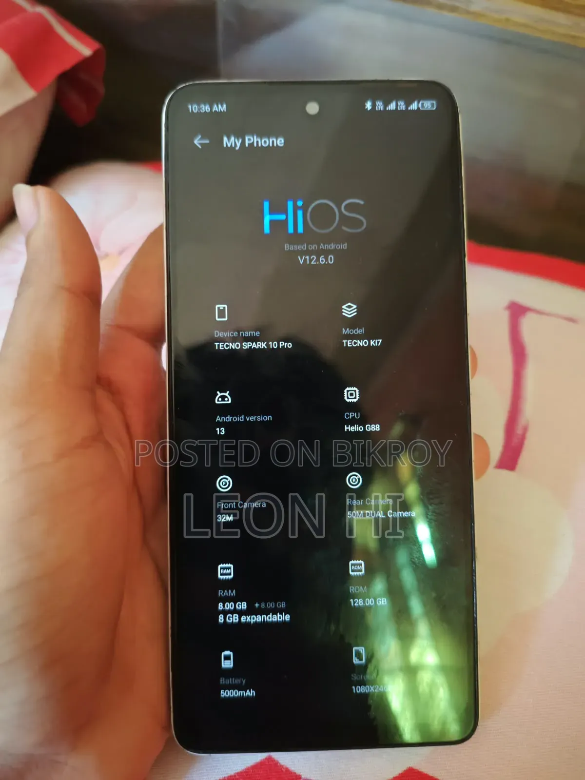টেকনো স্পার্ক ১০ প্রো ১২৮ জিবি হোয়াইট