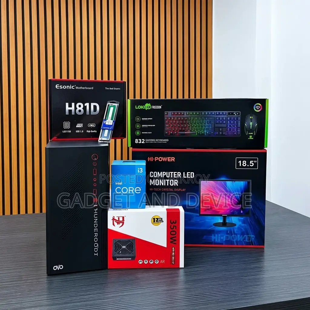 New Desktop Computer 8GB Intel Core i3 SSD 128GB