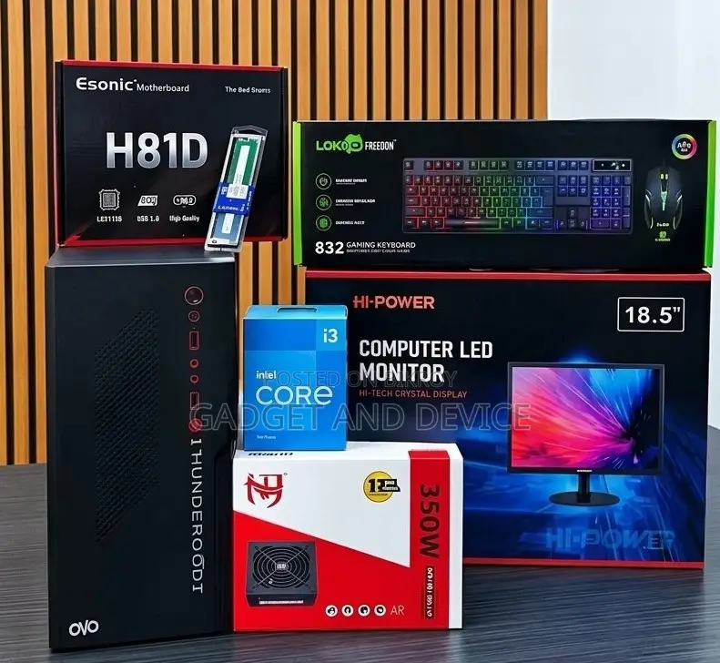 New Desktop Computer 8GB Intel Core i3 SSD 128GB
