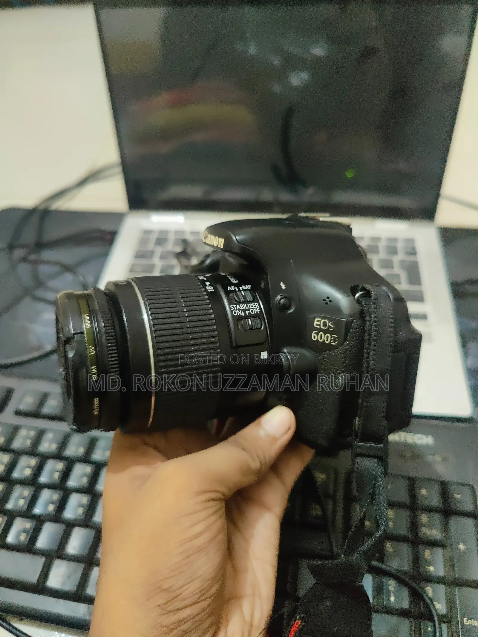 Canon 600D Camera With Lens