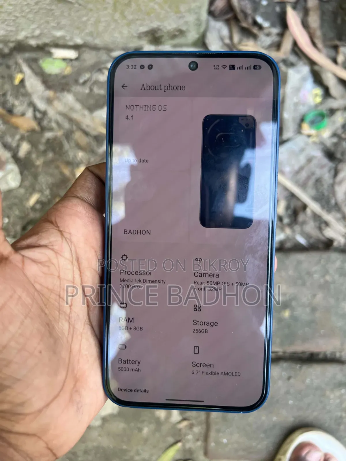 নাথিং ফোন ২এ ২৫৬ জিবি ব্লু