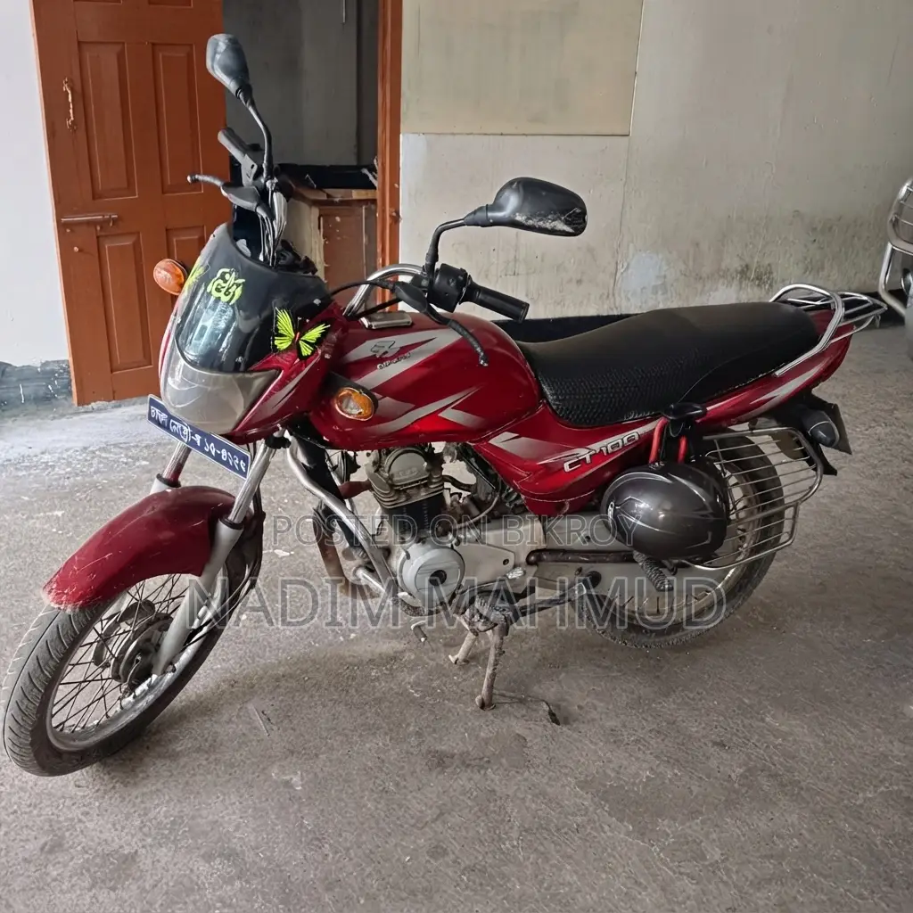 Bajaj CT 100 2017 Red