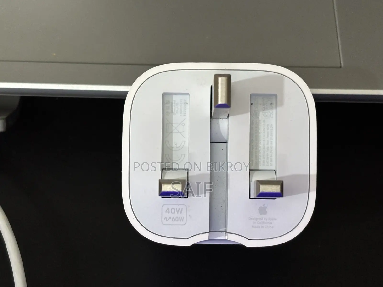 Apple40W Dynamic Power Adapter With 60W Max